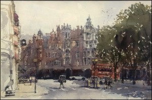 Watercolour on paper by Jonathan Bray